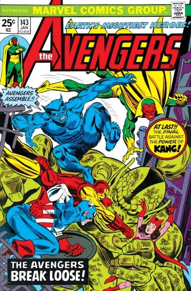 Cover of The Avengers #143