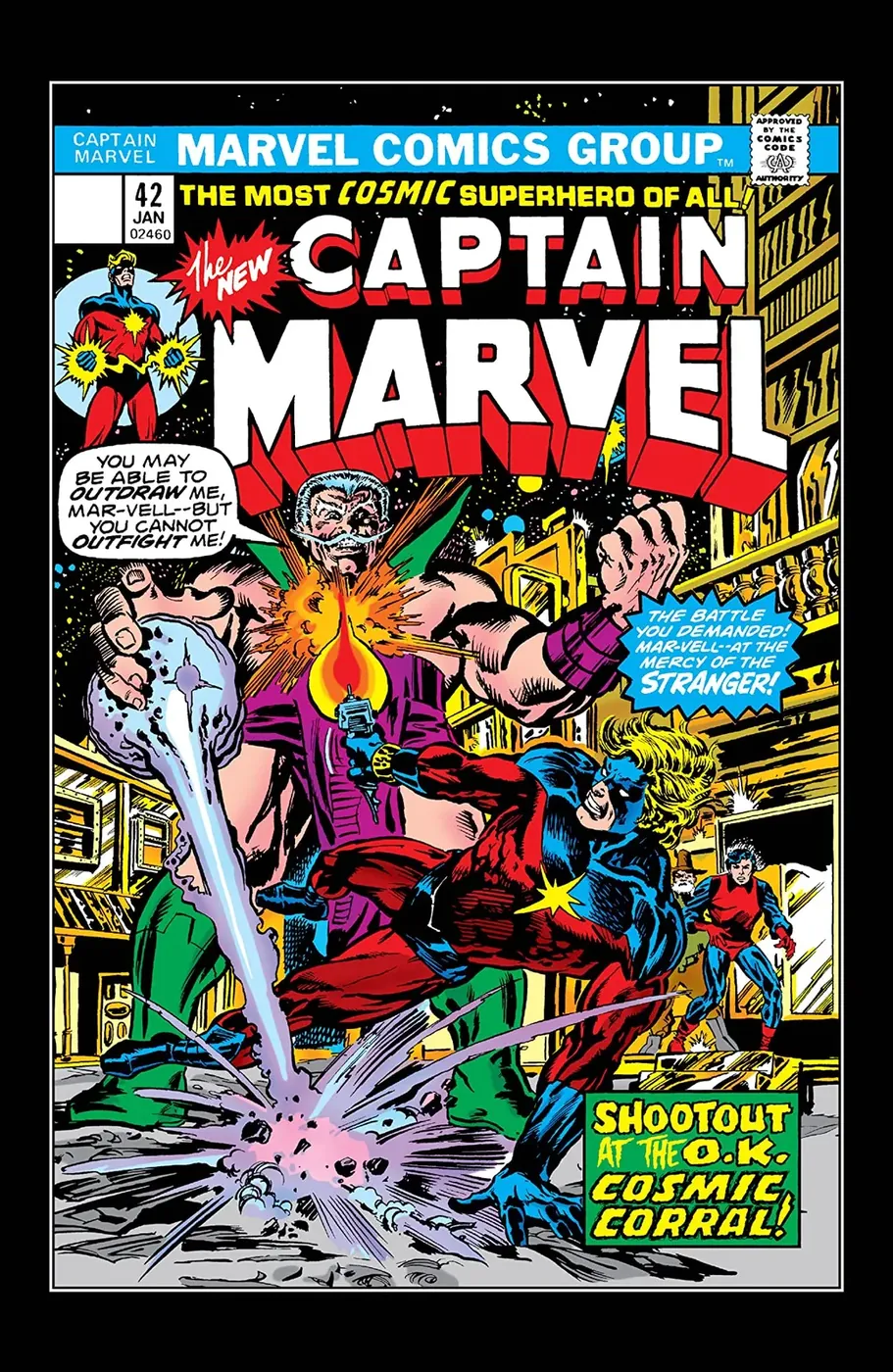 Cover of Captain Marvel #42