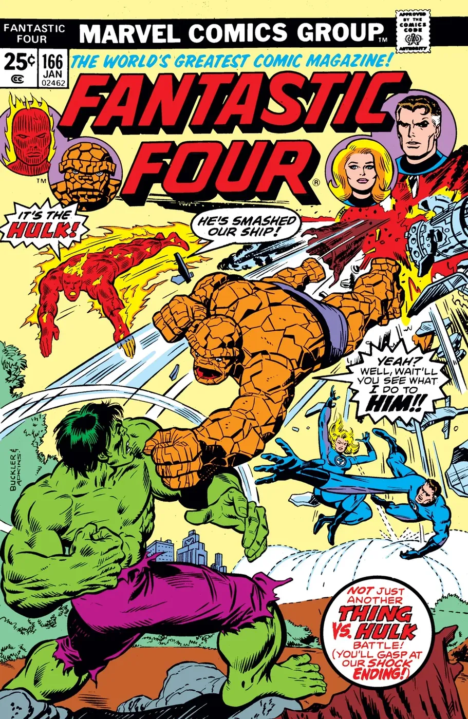 Cover of Fantastic Four #166