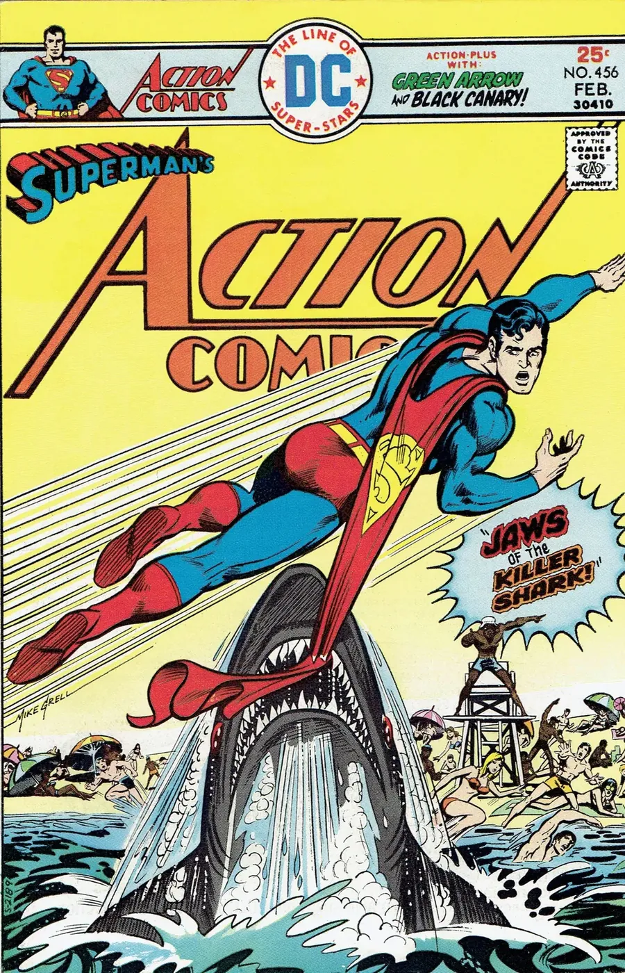 Cover of Action Comics #456