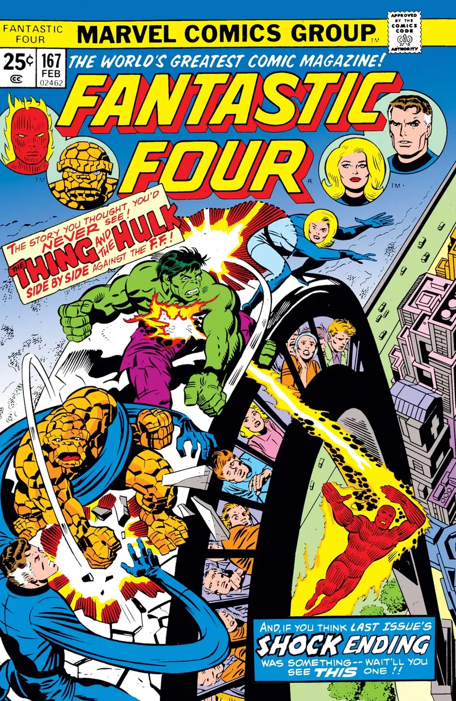 Cover of Fantastic Four #167