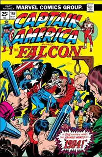 Cover of Captain America #195