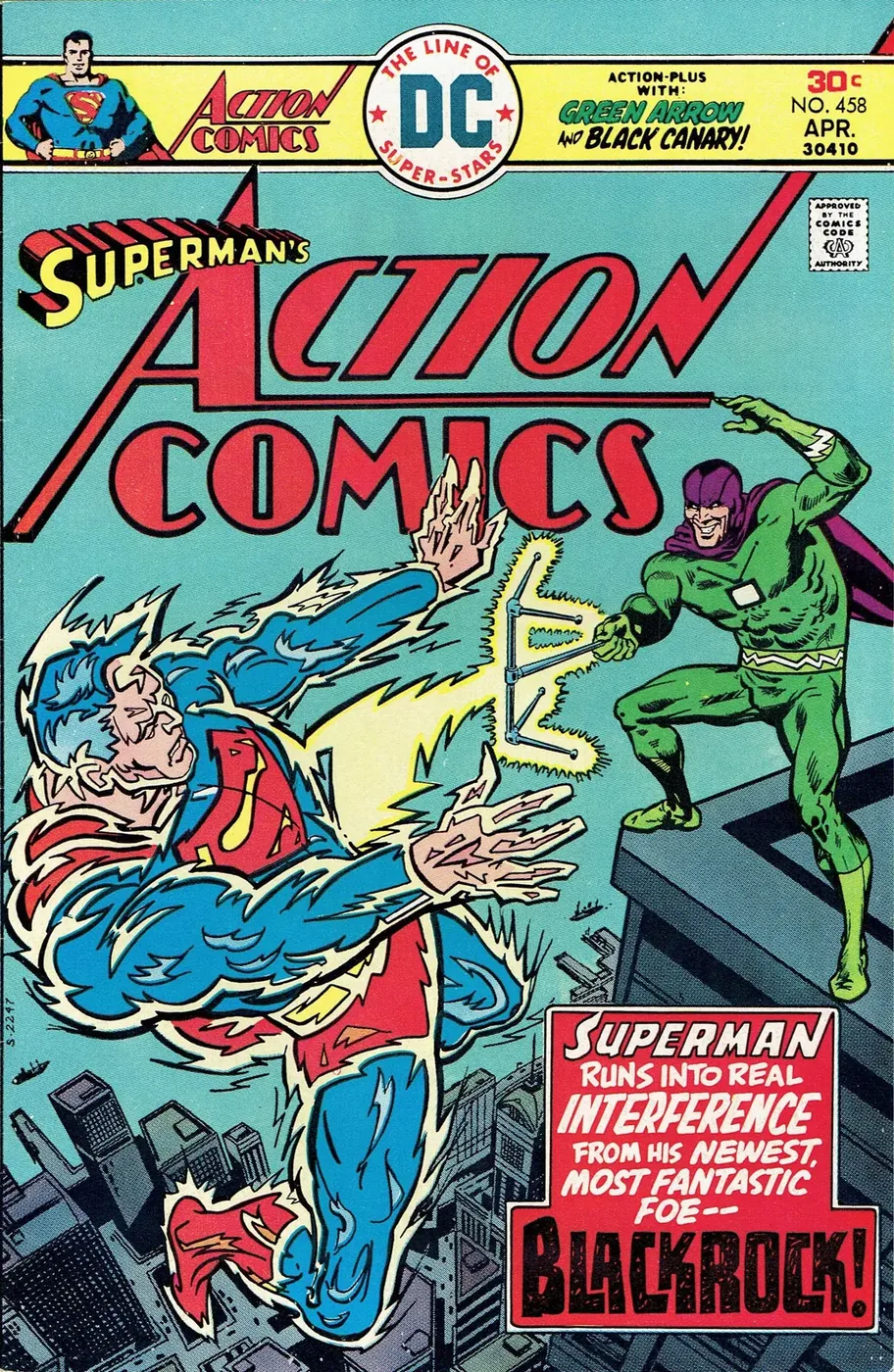 Cover of Action Comics #458