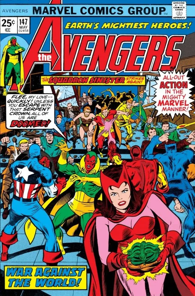 Cover of The Avengers #147