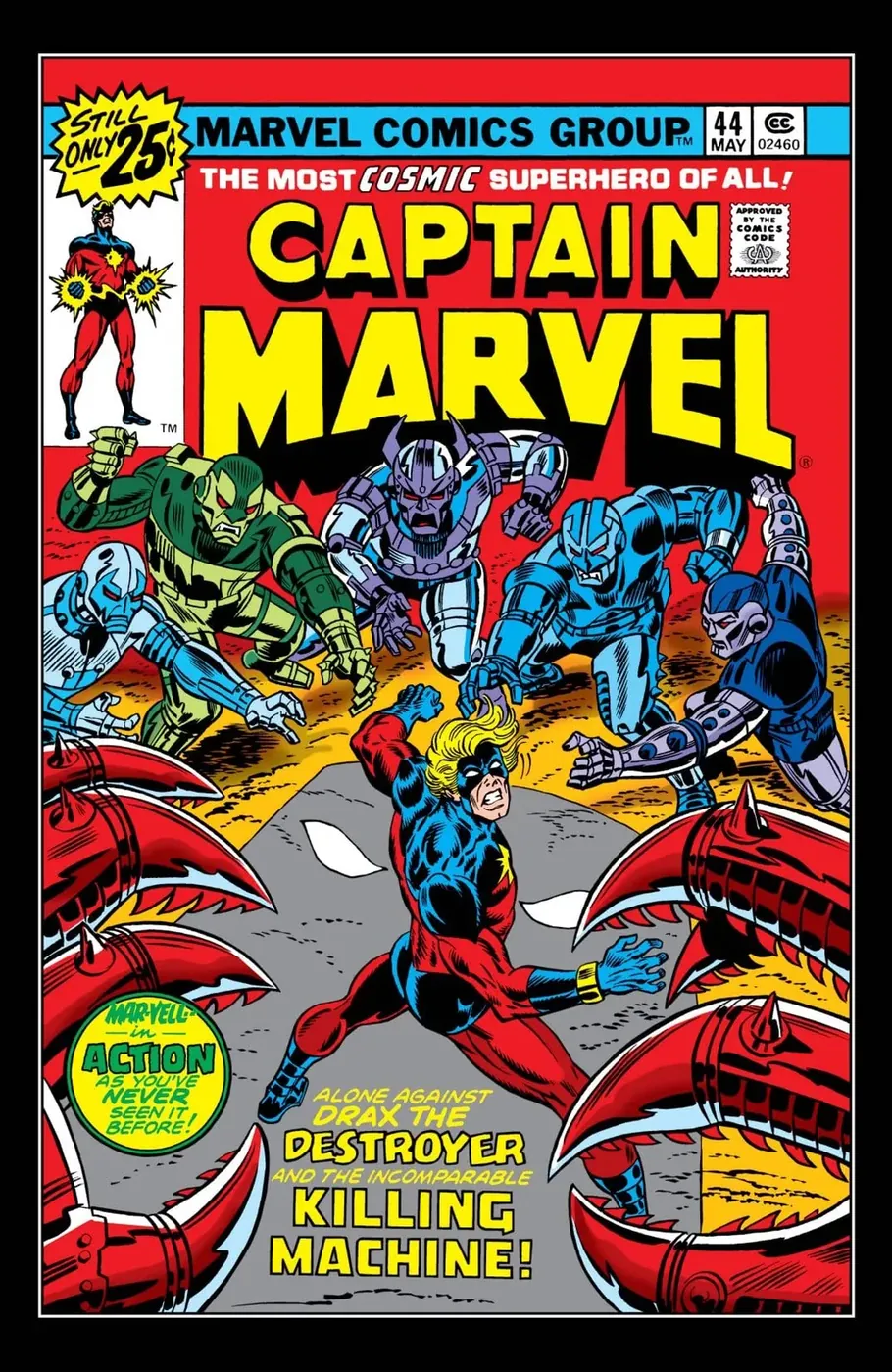 Cover of Captain Marvel #44