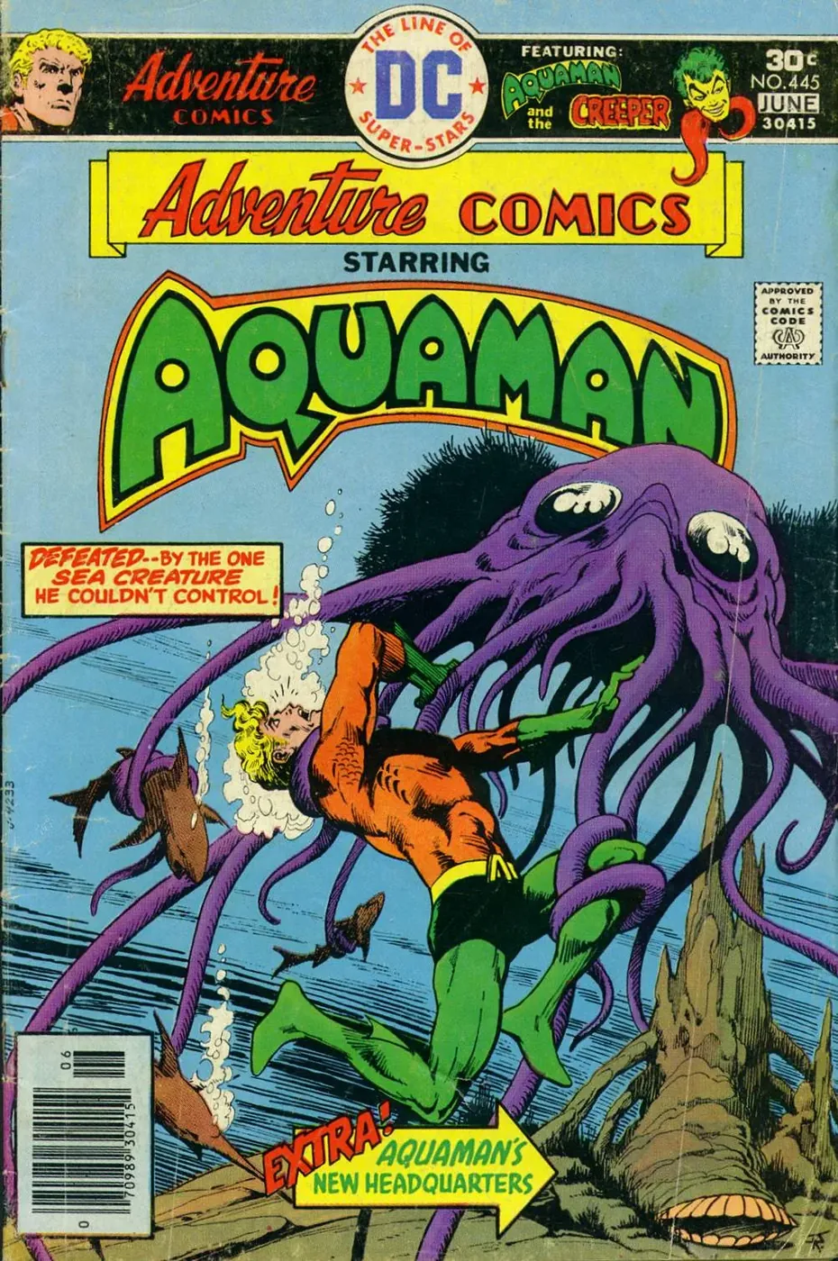 Cover of Adventure Comics #445