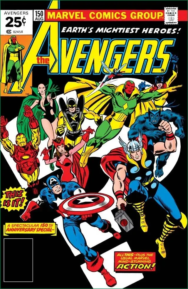 Cover of The Avengers #150