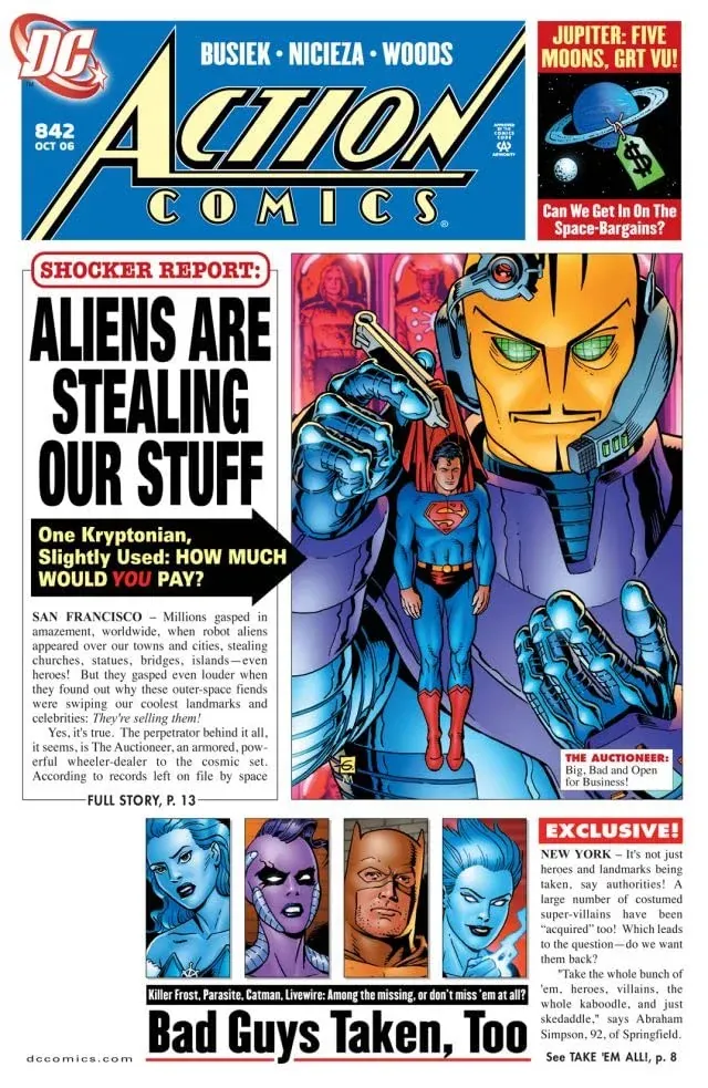 Cover of Action Comics #842