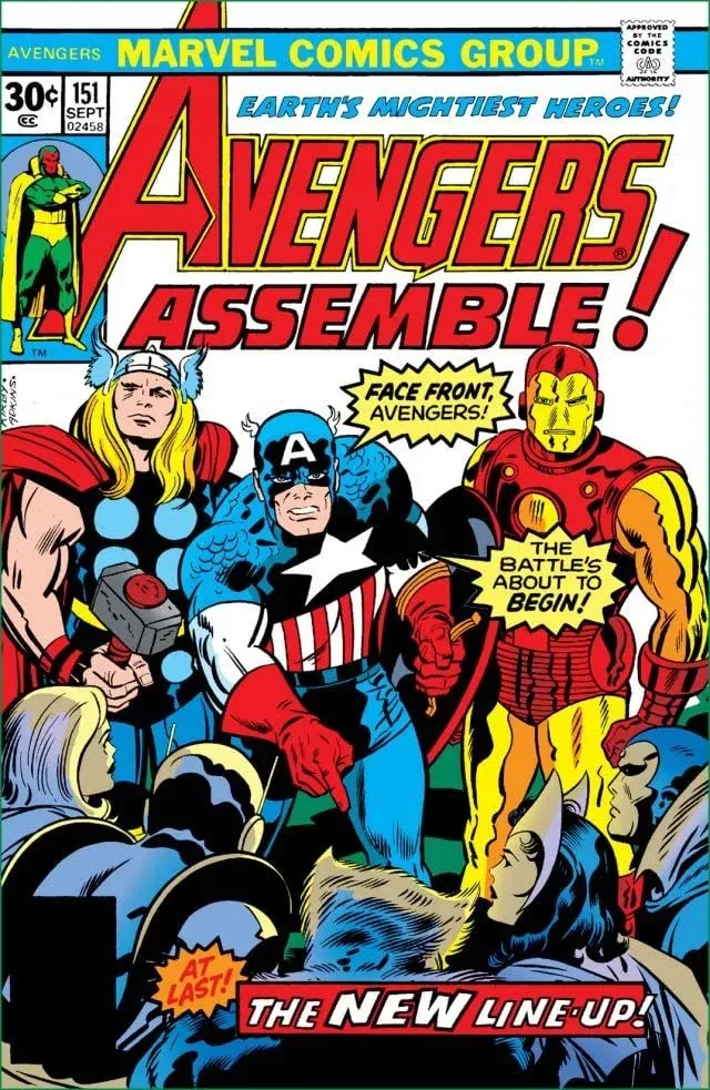 Cover of The Avengers #151