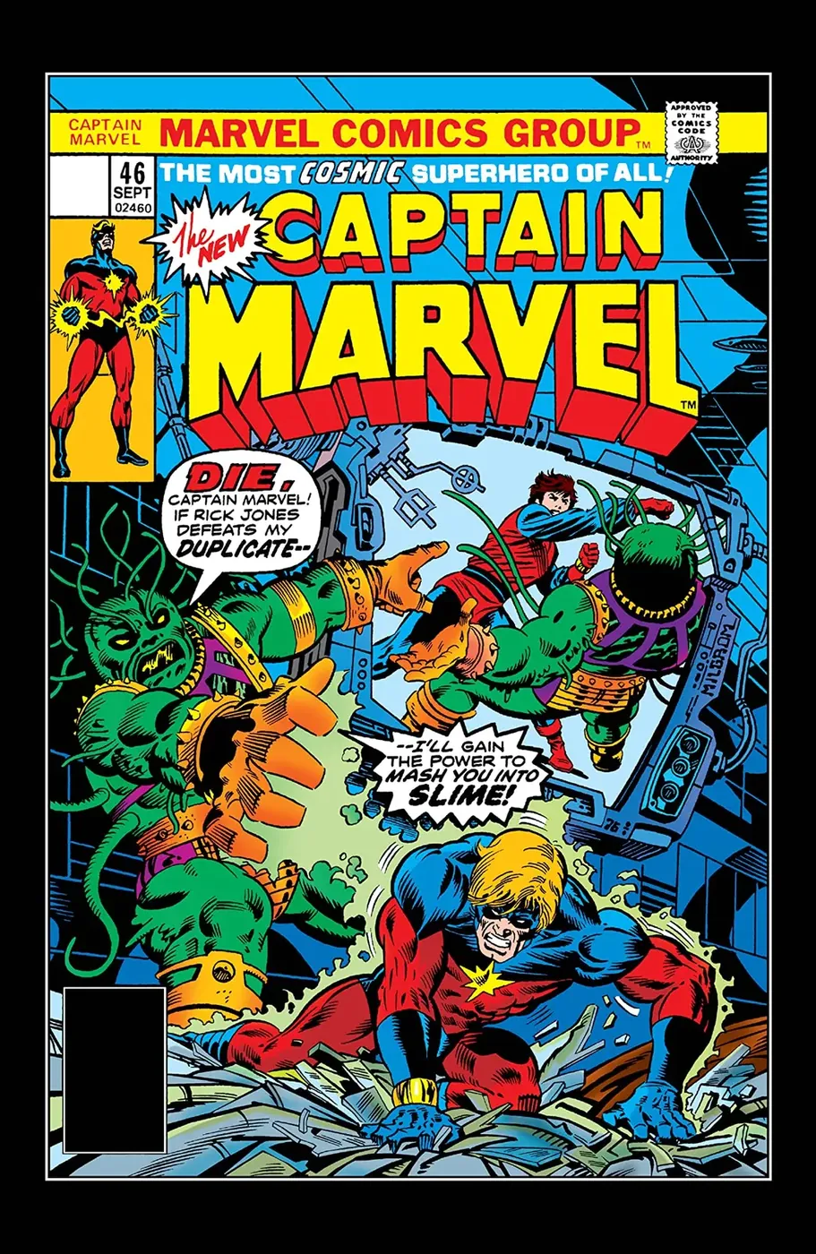 Cover of Captain Marvel #46