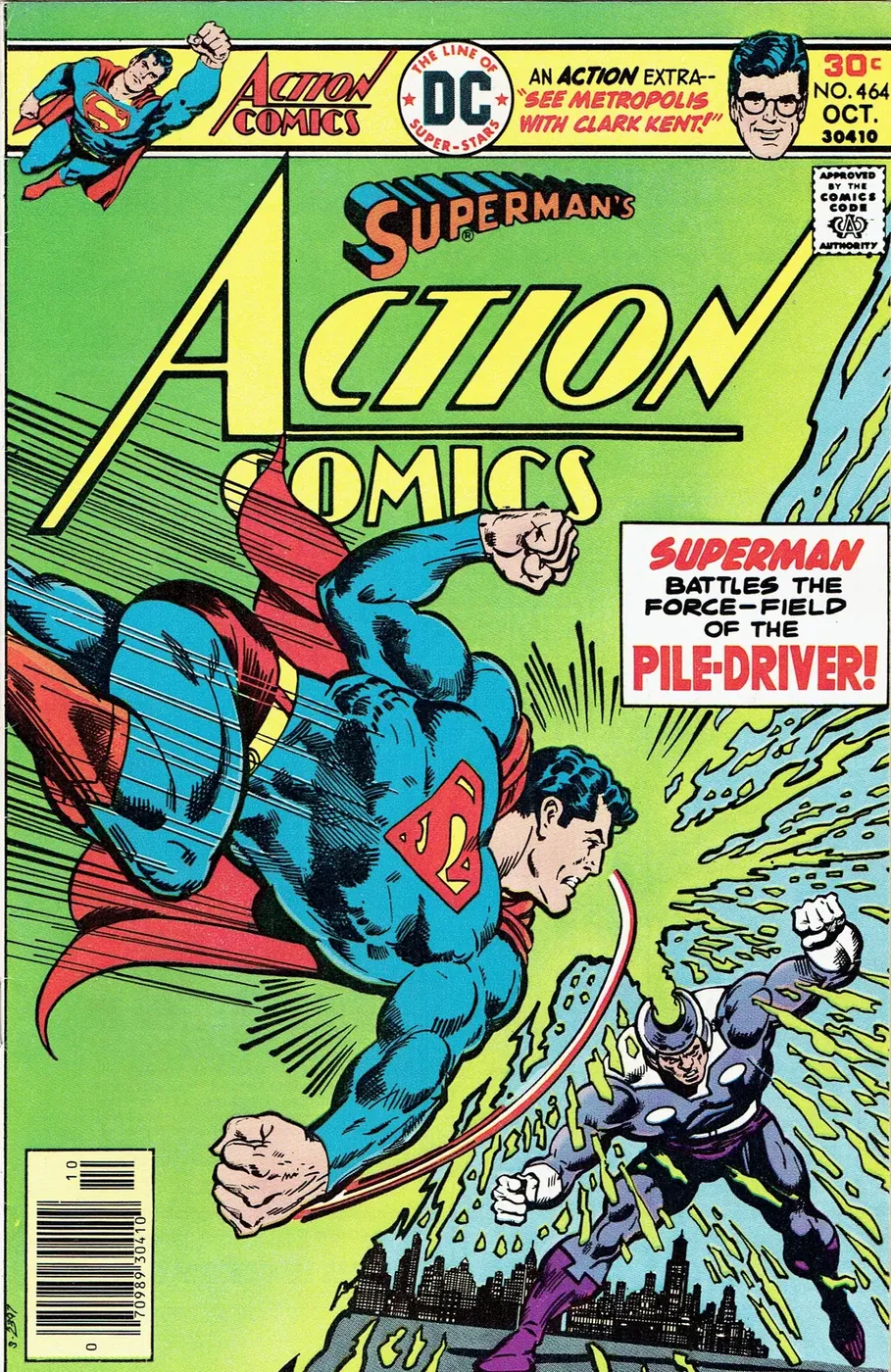 Cover of Action Comics #464