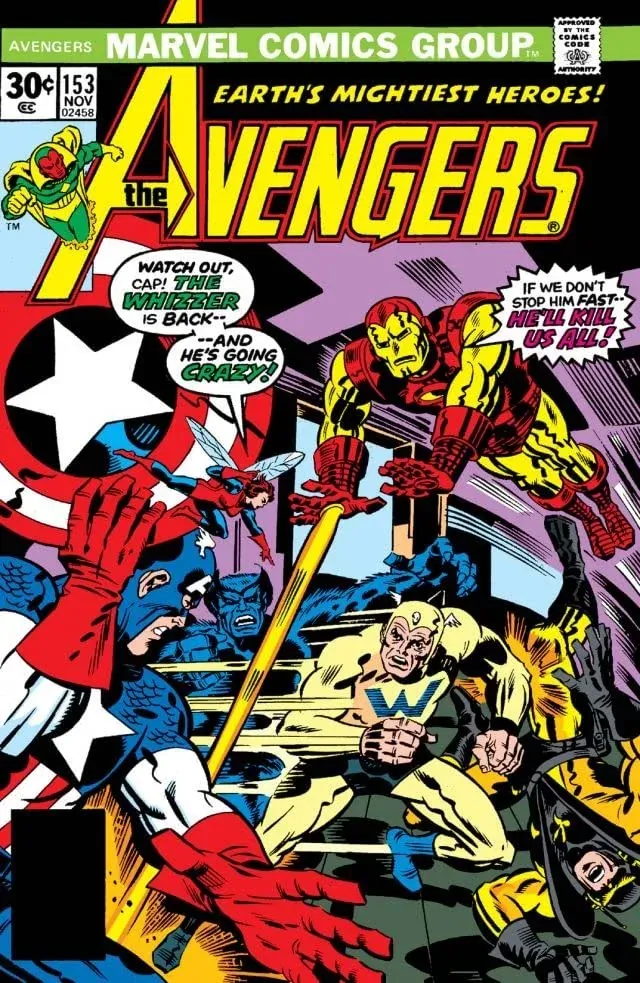 Cover of The Avengers #153