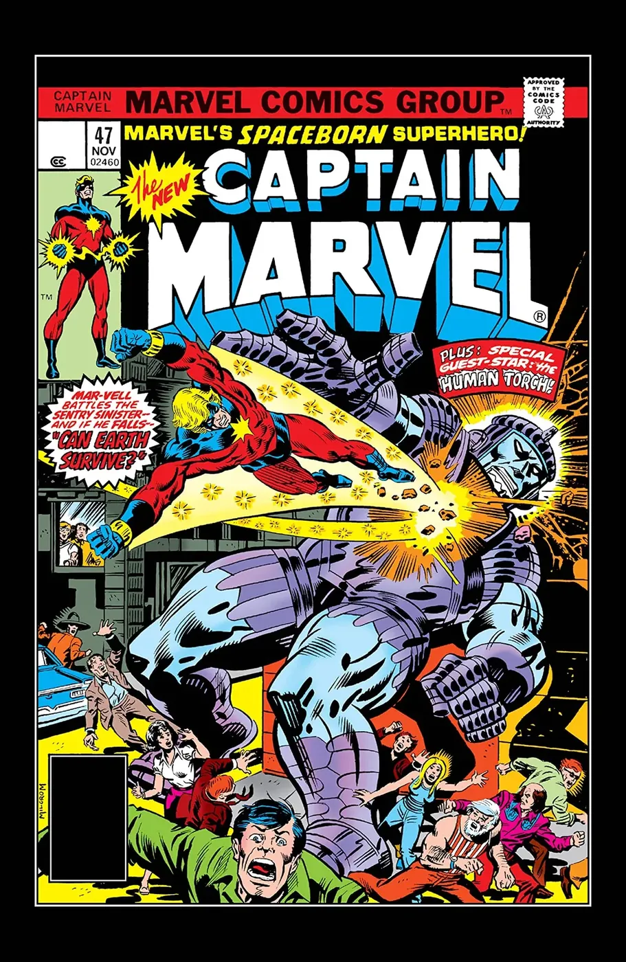 Cover of Captain Marvel #47