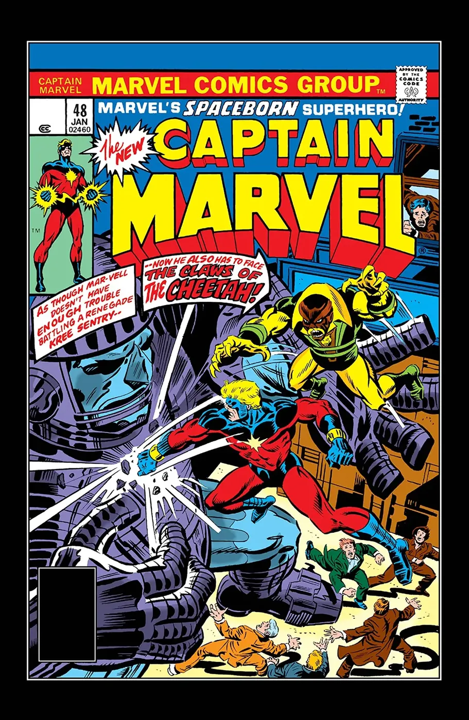 Cover of Captain Marvel #48