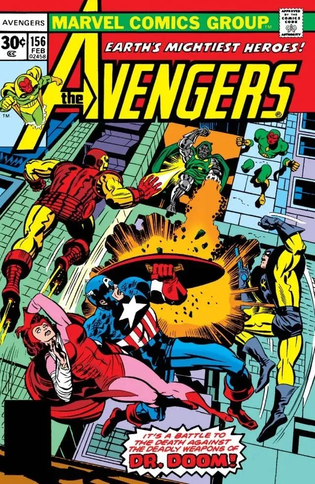 Cover of The Avengers #156
