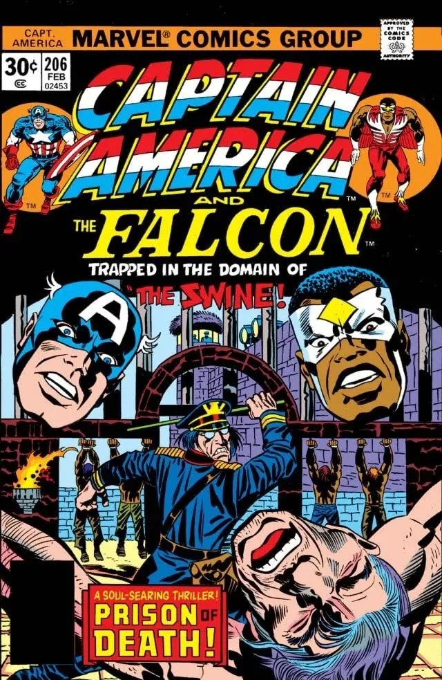 Cover of Captain America #206