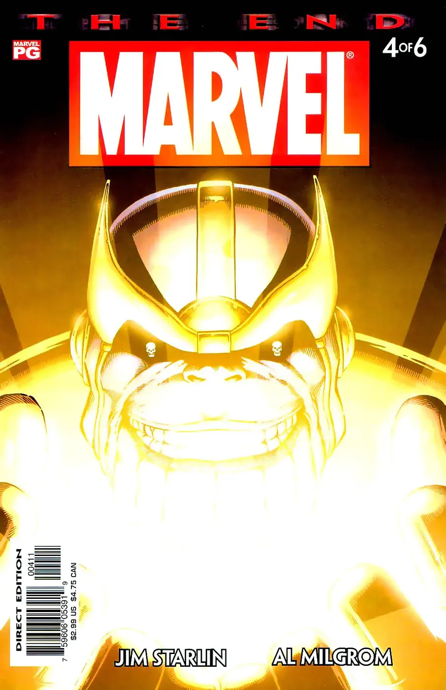 Cover of Marvel Universe: The End #4