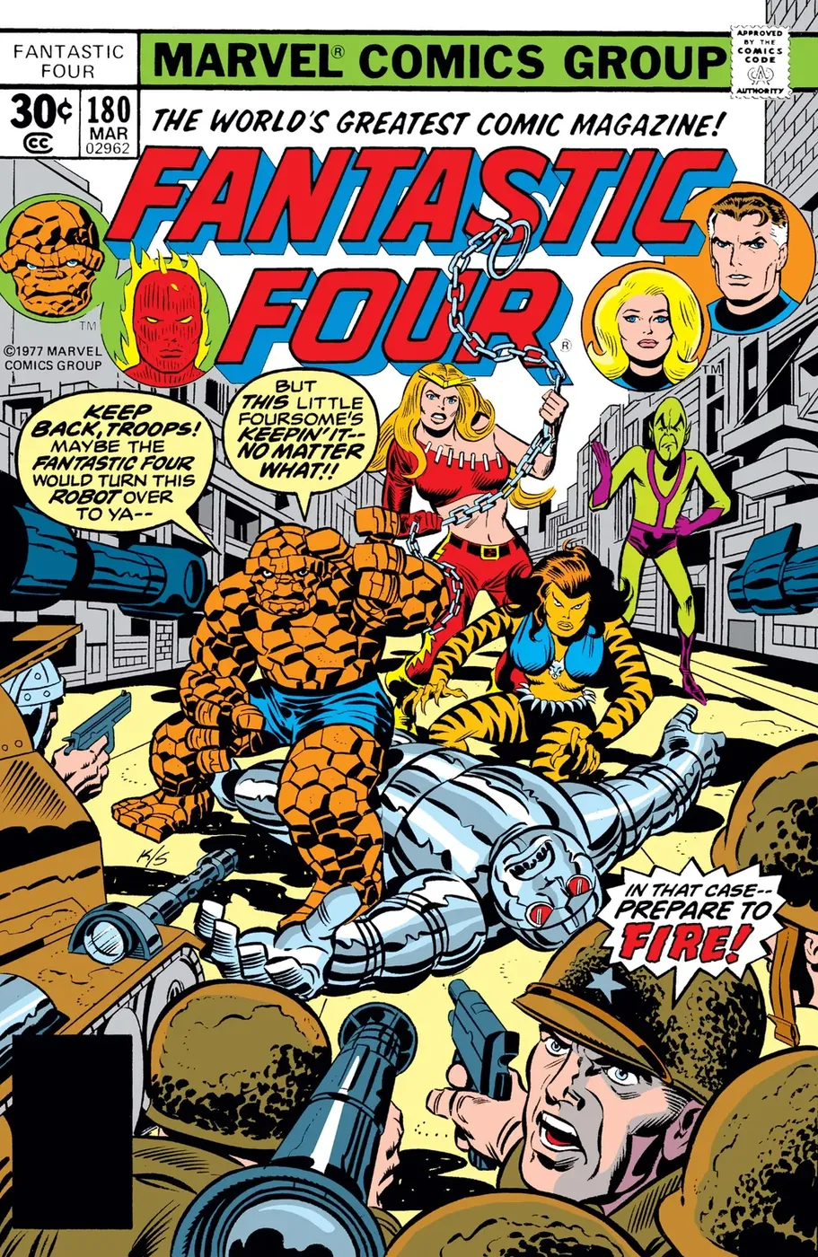 Cover of Fantastic Four #180