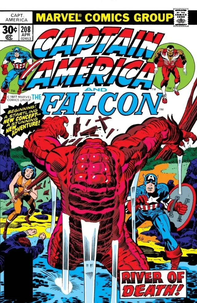 Cover of Captain America #208