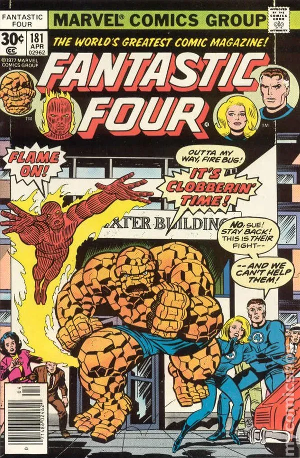Cover of Fantastic Four #181