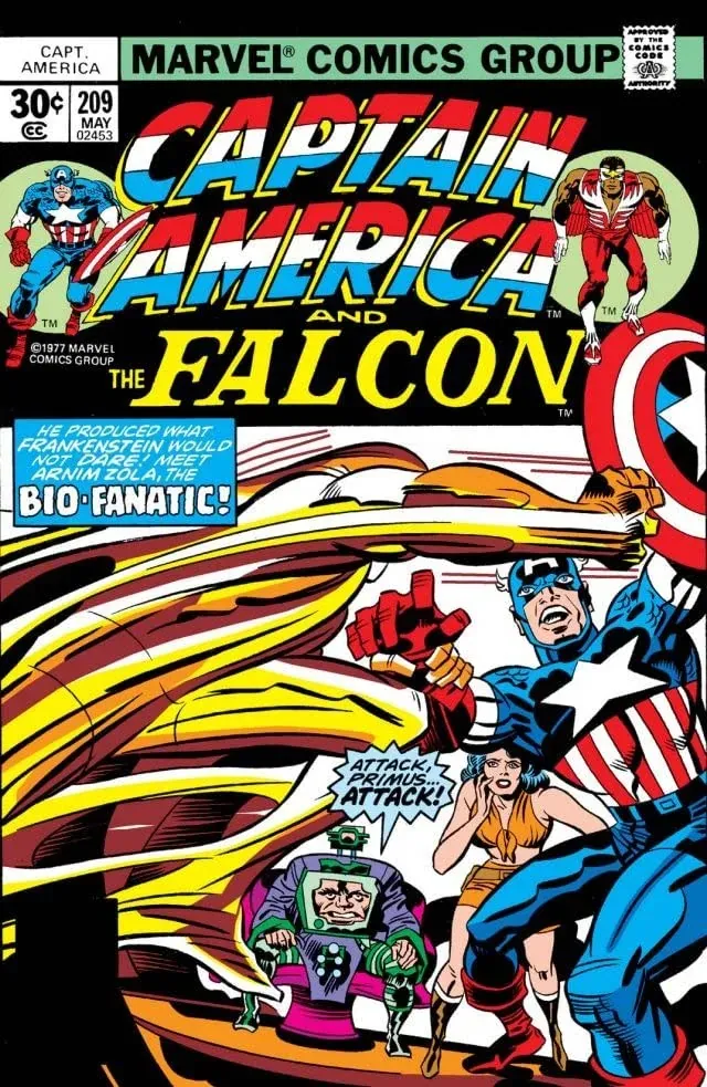 Cover of Captain America #209