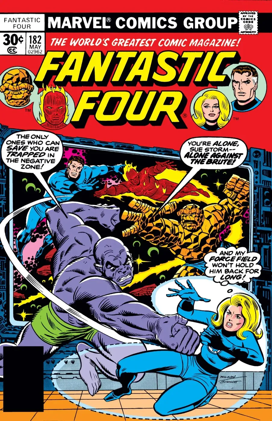 Cover of Fantastic Four #182