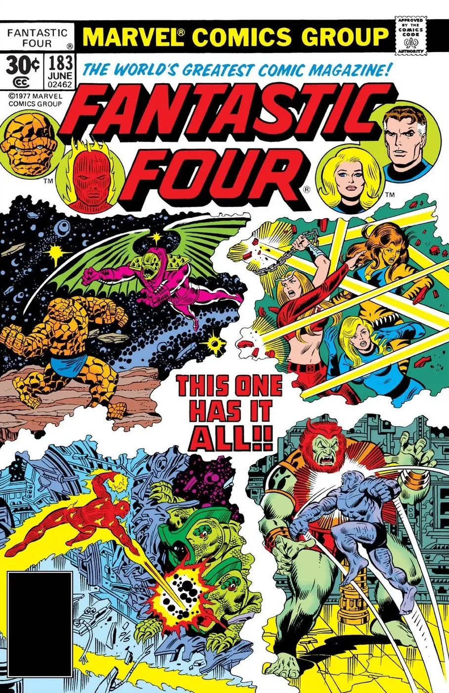 Cover of Fantastic Four #183