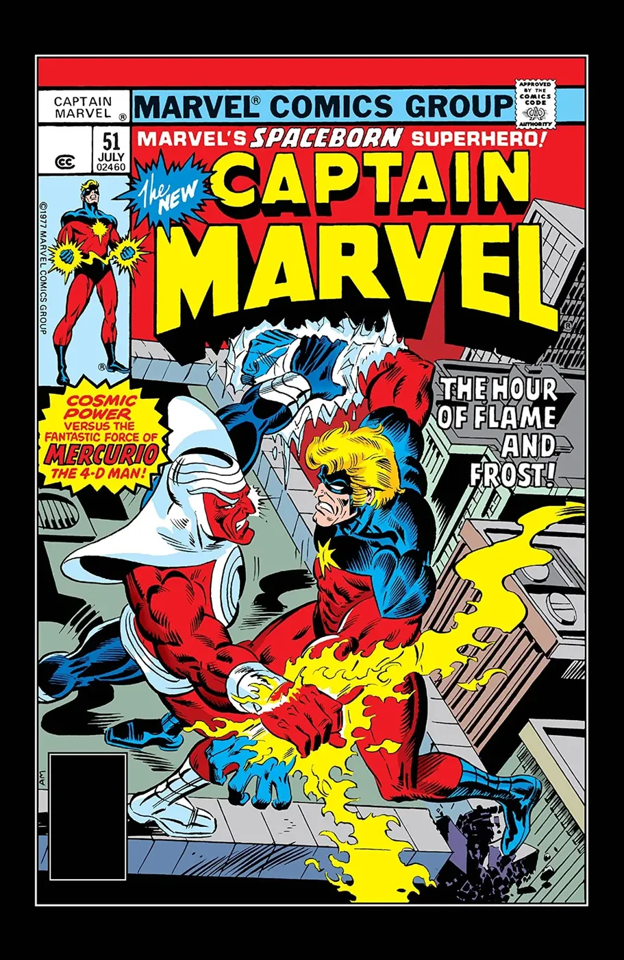 Cover of Captain Marvel #51