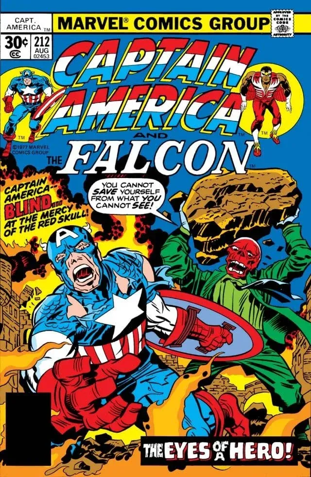 Cover of Captain America #212