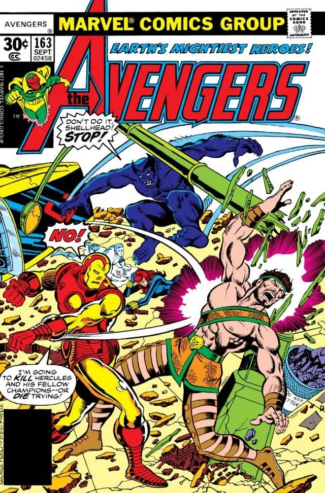 Cover of The Avengers #163