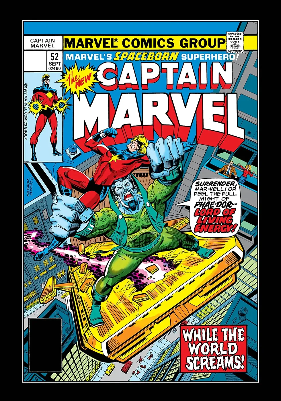 Cover of Captain Marvel #52