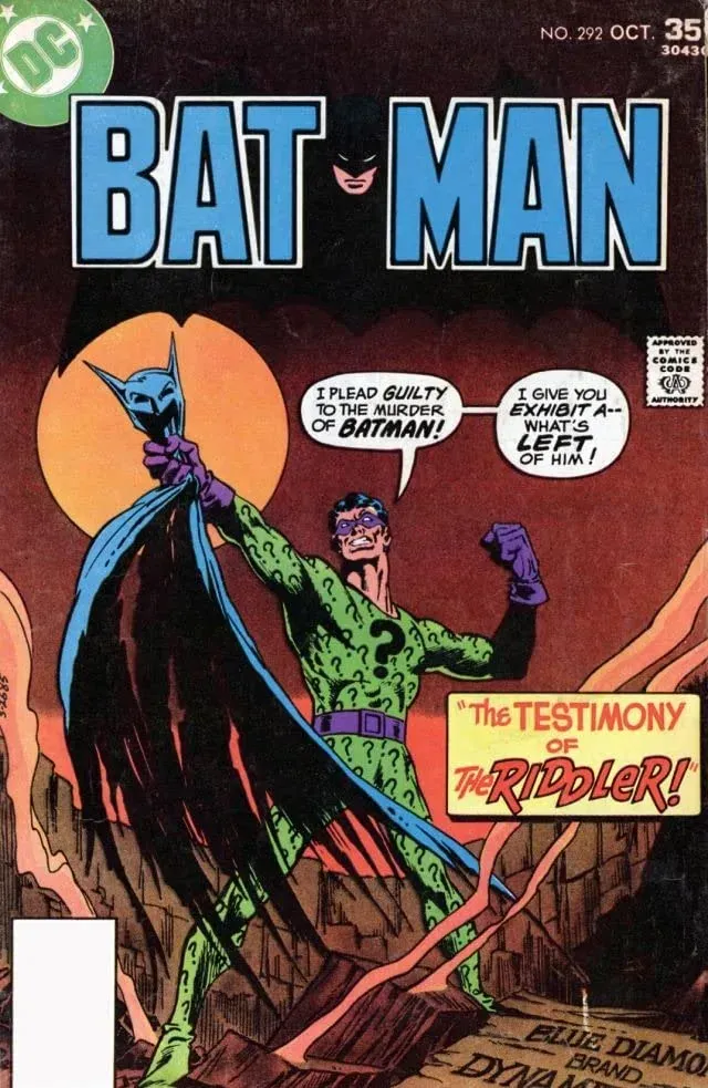 Cover of Batman #292