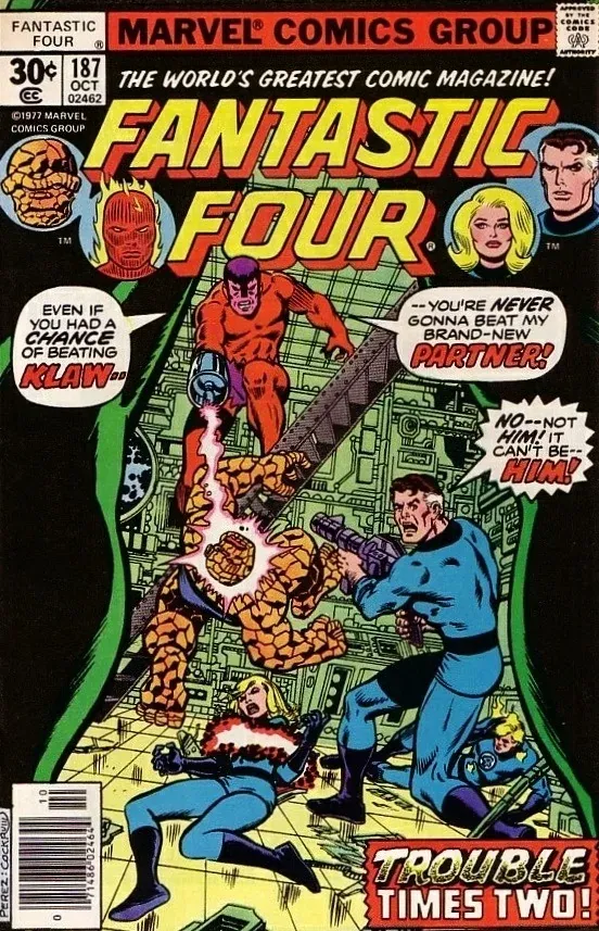 Cover of Fantastic Four #187