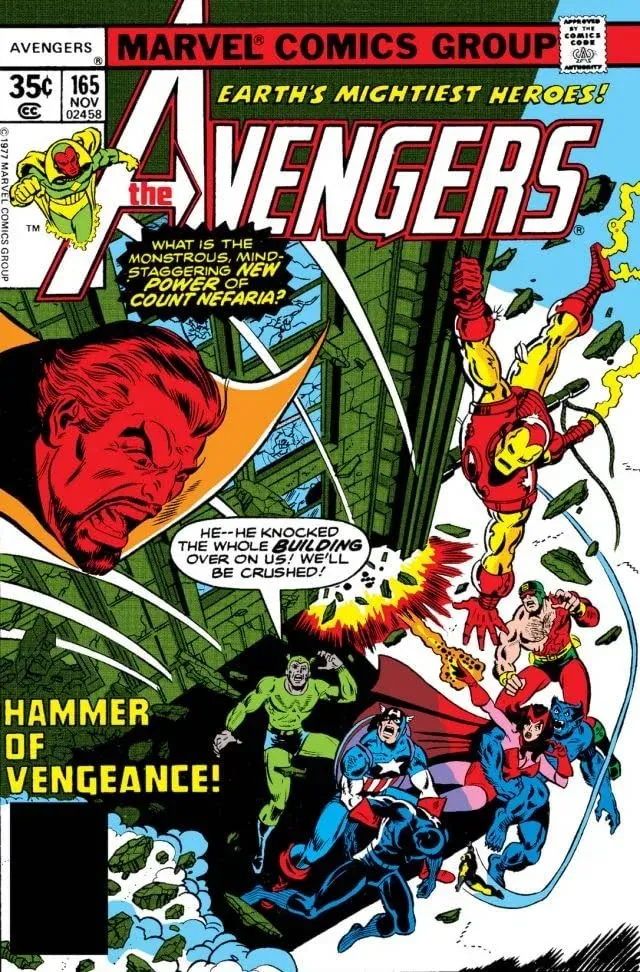 Cover of The Avengers #165