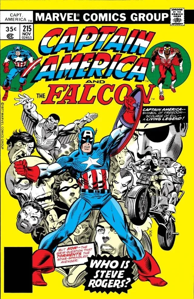 Cover of Captain America #215