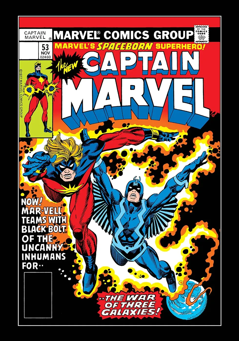 Cover of Captain Marvel #53