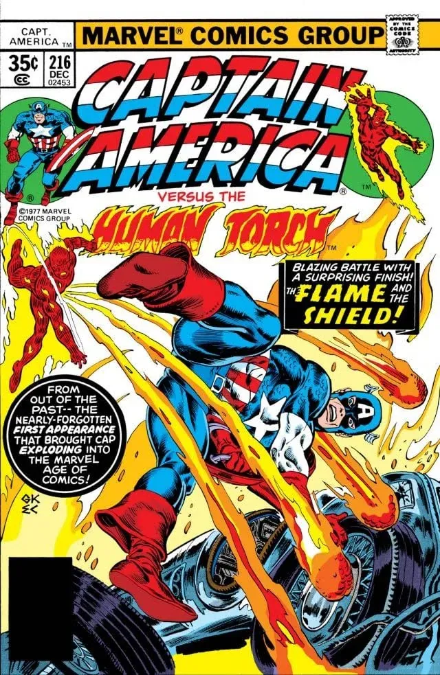 Cover of Captain America #216