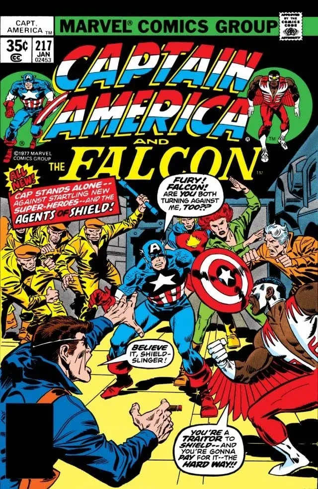 Cover of Captain America #217