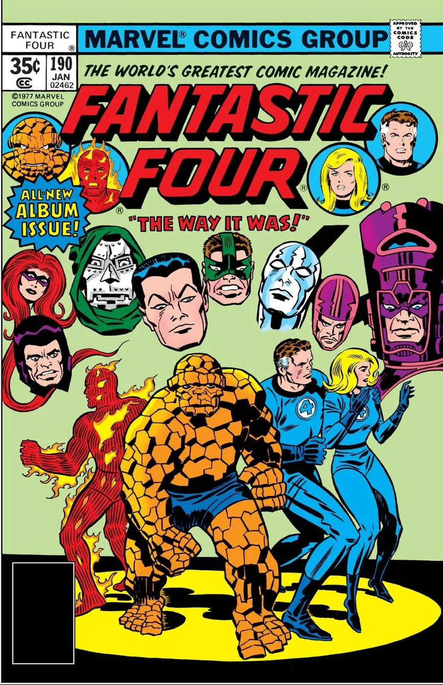 Cover of Fantastic Four #190