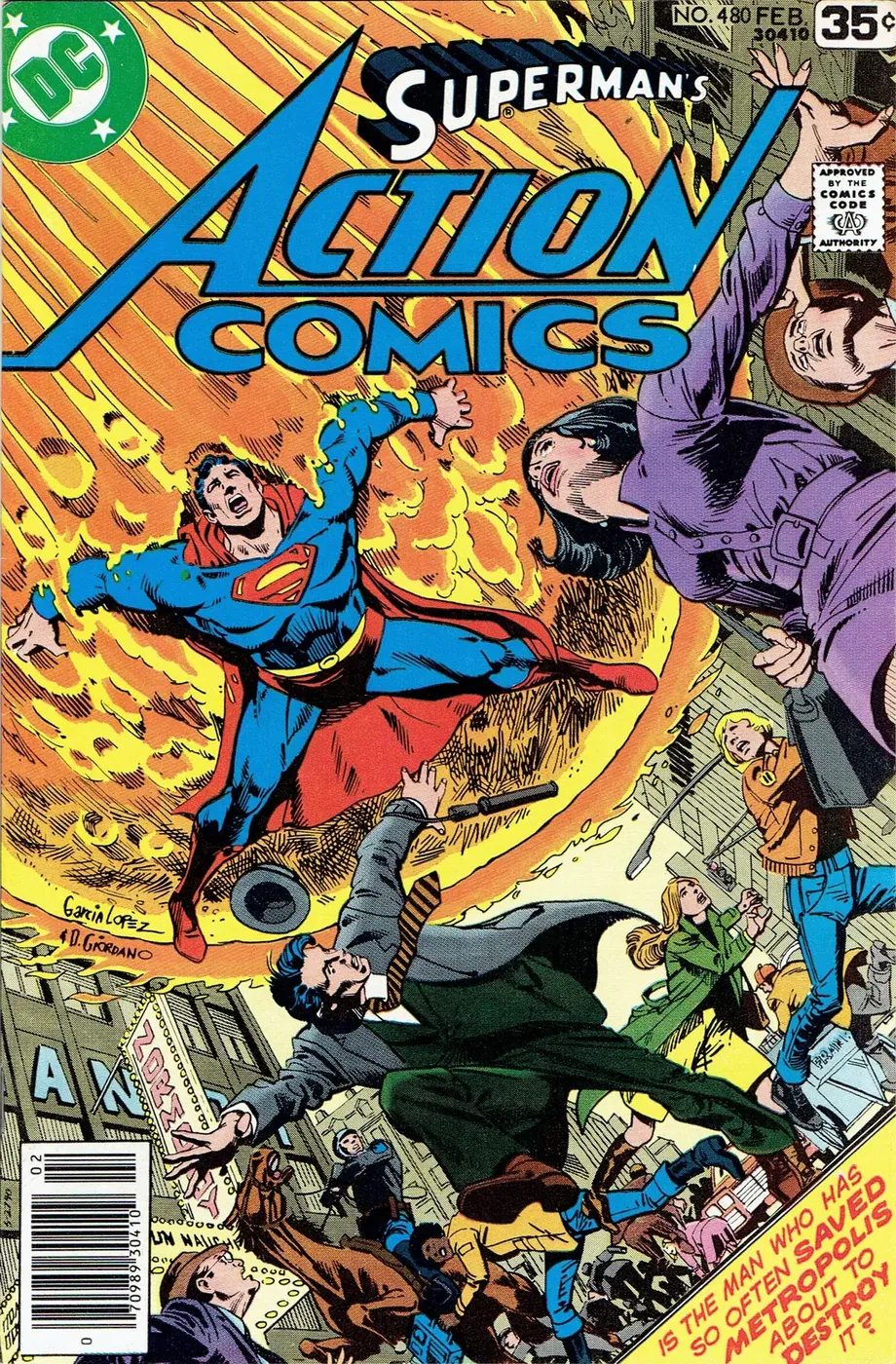 Cover of Action Comics #480