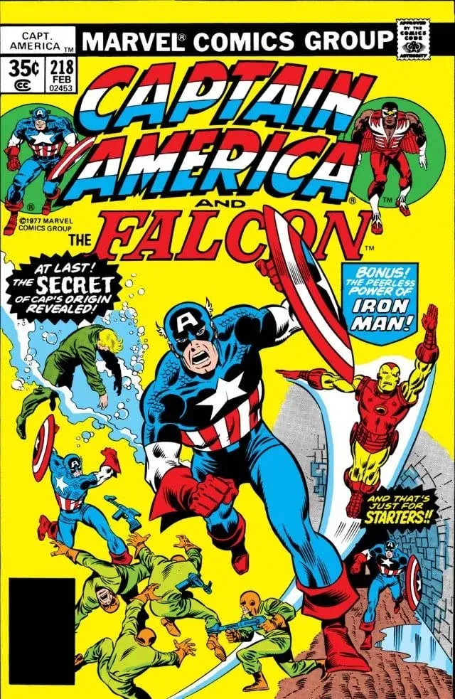 Cover of Captain America #218