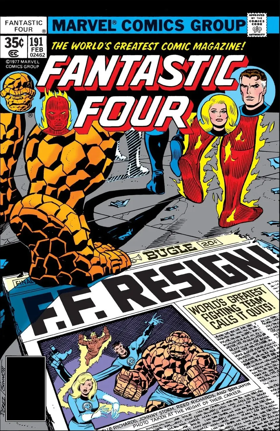 Cover of Fantastic Four #191