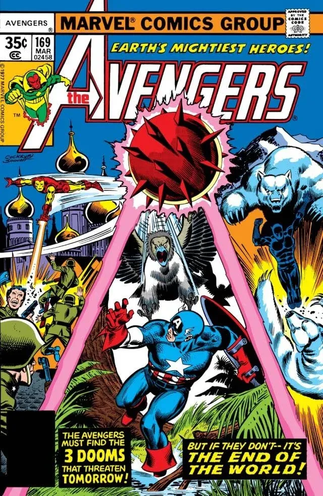 Cover of The Avengers #169