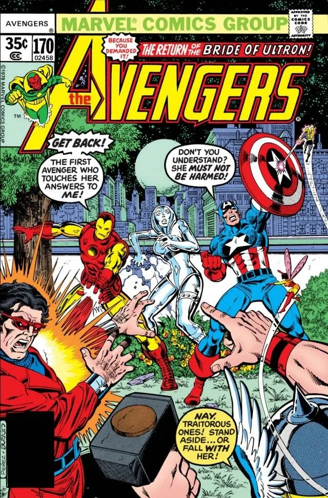 Cover of The Avengers #170