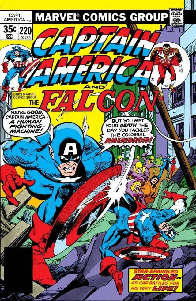 Cover of Captain America #220
