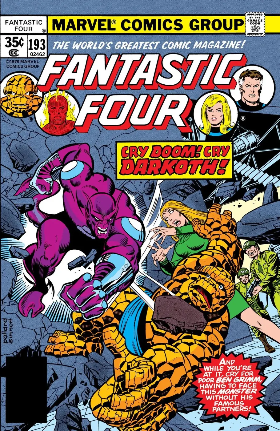 Cover of Fantastic Four #193
