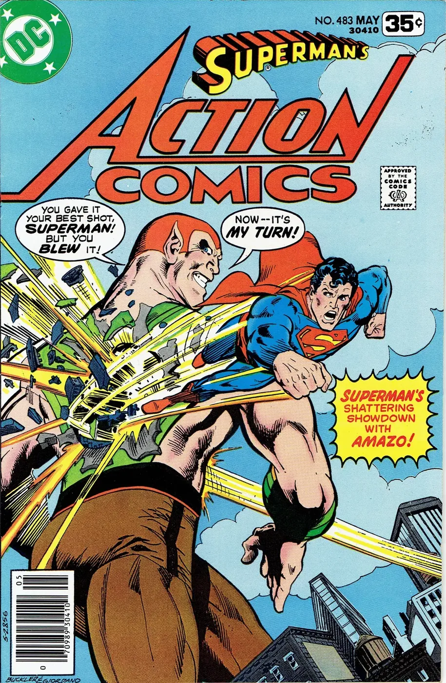 Cover of Action Comics #483