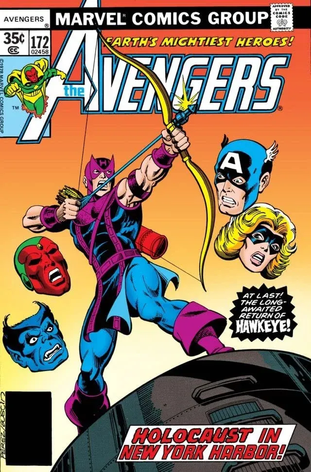 Cover of The Avengers #172