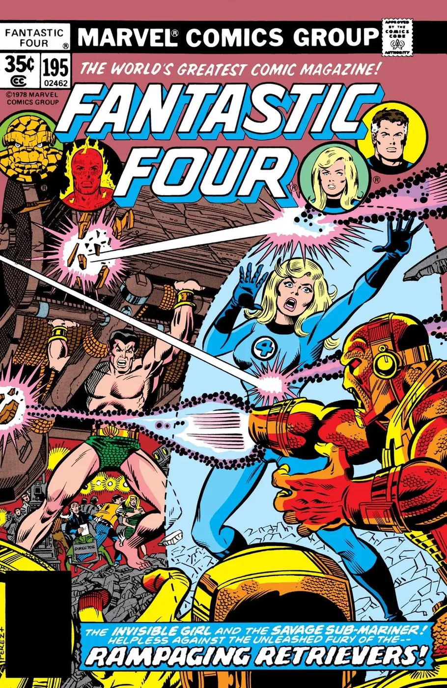 Cover of Fantastic Four #195