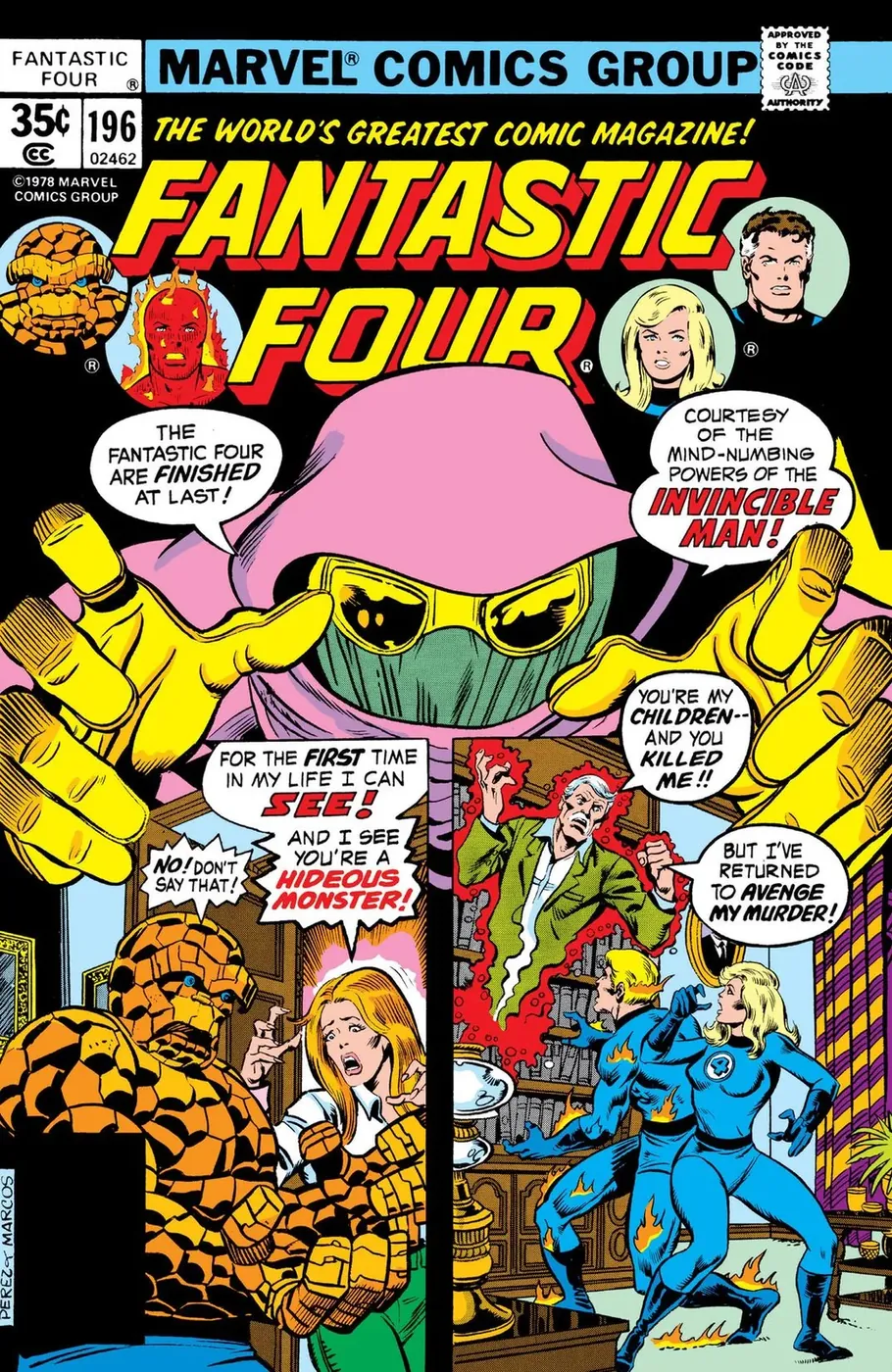 Cover of Fantastic Four #196